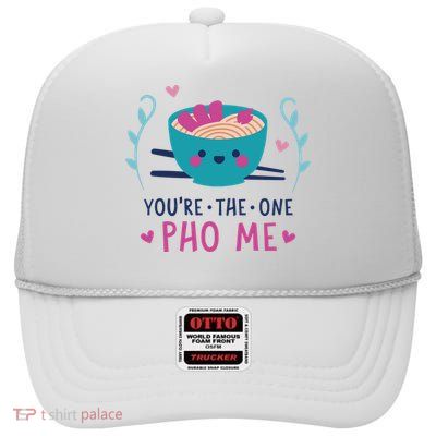You're The One Pho Me High Crown Mesh Back Trucker Hat
