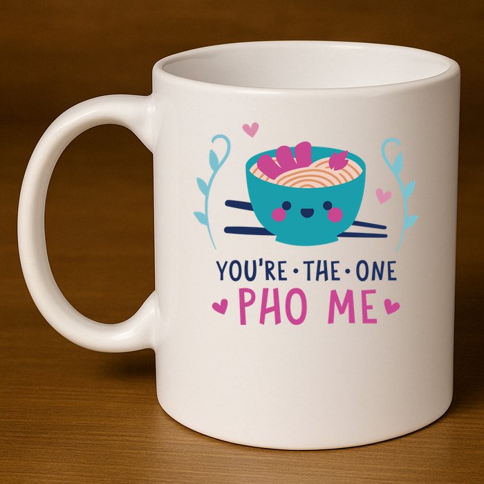 You're The One Pho Me 11oz C Handle Ceramic Mug