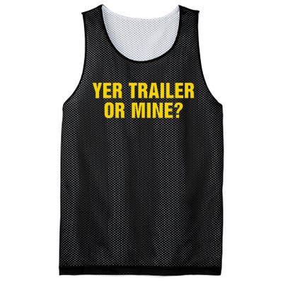 Yer Trailer Or Mine Mesh Reversible Basketball Jersey Tank