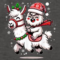 Yeti To Party With Cute Llama Christmas Pajama Xmas Vector Backpack