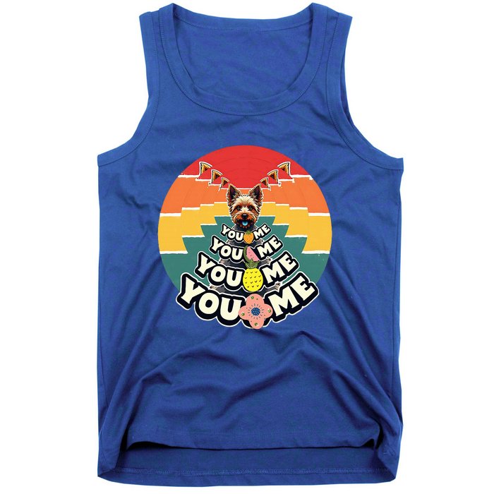 Yorkshire Terrier Retro You 0 Me Tank Top