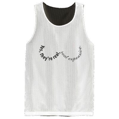 Yes They're Real  Mesh Reversible Basketball Jersey Tank