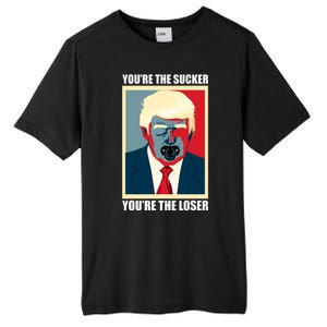 Youre The Sucker Youre The Loser Trump Biden Debate 2024 Tall Fusion ChromaSoft Performance T-Shirt