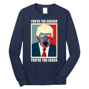 Youre The Sucker Youre The Loser Trump Biden Debate 2024 Long Sleeve Shirt