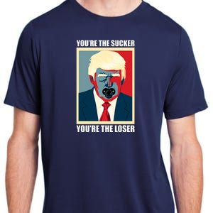 Youre The Sucker Youre The Loser Trump Biden Debate 2024 Adult ChromaSoft Performance T-Shirt