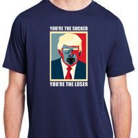 Youre The Sucker Youre The Loser Trump Biden Debate 2024 Adult ChromaSoft Performance T-Shirt