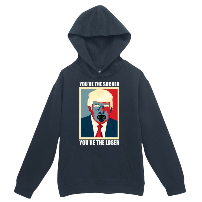 Youre The Sucker Youre The Loser Trump Biden Debate 2024 Urban Pullover Hoodie