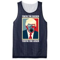 Youre The Sucker Youre The Loser Trump Biden Debate 2024 Mesh Reversible Basketball Jersey Tank