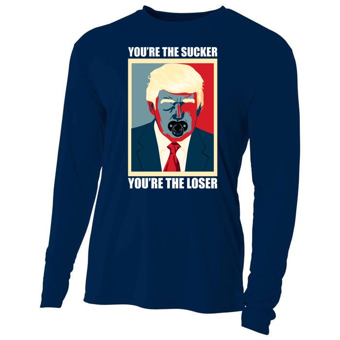 Youre The Sucker Youre The Loser Trump Biden Debate 2024 Cooling Performance Long Sleeve Crew