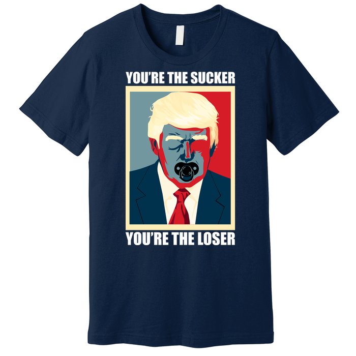 Youre The Sucker Youre The Loser Trump Biden Debate 2024 Premium T-Shirt