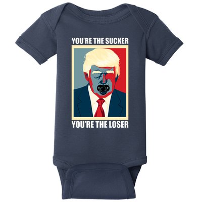 Youre The Sucker Youre The Loser Trump Biden Debate 2024 Baby Bodysuit