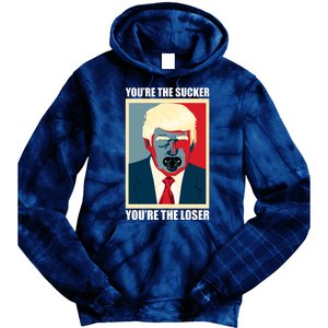 Youre The Sucker Youre The Loser Trump Biden Debate 2024 Tie Dye Hoodie