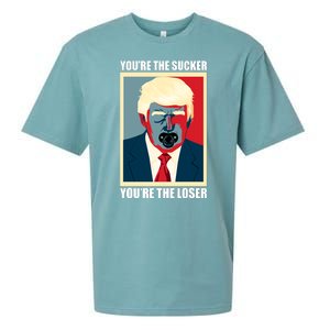 Youre The Sucker Youre The Loser Trump Biden Debate 2024 Sueded Cloud Jersey T-Shirt