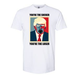 Youre The Sucker Youre The Loser Trump Biden Debate 2024 Softstyle CVC T-Shirt