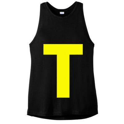 Yellow T Theodore Group Matching Halloween Ladies PosiCharge Tri-Blend Wicking Tank