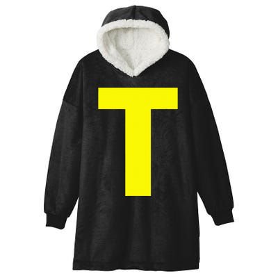 Yellow T Theodore Group Matching Halloween Hooded Wearable Blanket