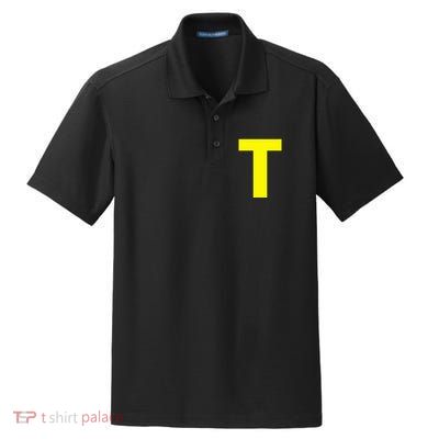 Yellow T Theodore Group Matching Halloween Dry Zone Grid Polo