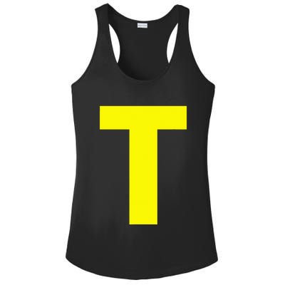 Yellow T Theodore Group Matching Halloween Ladies PosiCharge Competitor Racerback Tank