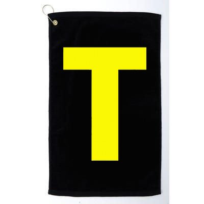 Yellow T Theodore Group Matching Halloween Golf Towel