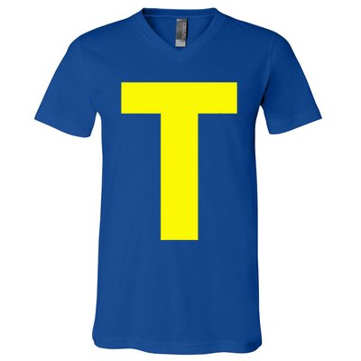 Yellow T Theodore Group Matching Halloween V-Neck T-Shirt