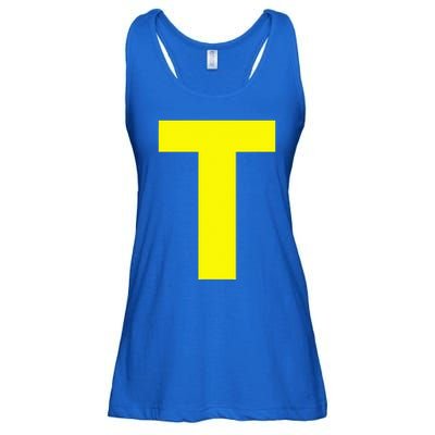 Yellow T Theodore Group Matching Halloween Ladies Essential Flowy Tank