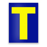 Yellow T Theodore Group Matching Halloween Poster