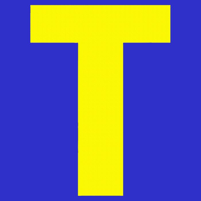 Yellow T Theodore Group Matching Halloween Poster