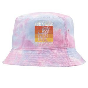 Yorkshire Terrier Teacup Dad Bark Out Orders Teacup Yorkie Tie-Dyed Bucket Hat