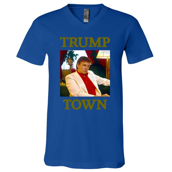 Young Trump Town V-Neck T-Shirt