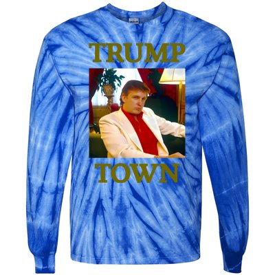 Young Trump Town Tie-Dye Long Sleeve Shirt