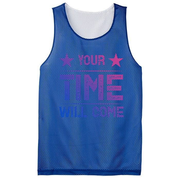 Your Time Will Come No Pain No Gain Gift Mesh Reversible Basketball Jersey Tank