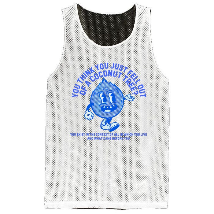 You Think You Just Fell Out Of A Coconut Tree Kamala Mesh Reversible Basketball Jersey Tank