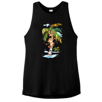 You Think You Just Fell Out Of A Coconut Tree? Kamala Harris Ladies PosiCharge Tri-Blend Wicking Tank