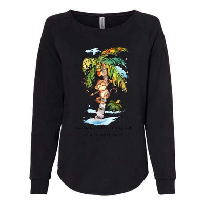 You Think You Just Fell Out Of A Coconut Tree? Kamala Harris Womens California Wash Sweatshirt