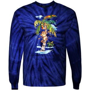 You Think You Just Fell Out Of A Coconut Tree? Kamala Harris Tie-Dye Long Sleeve Shirt