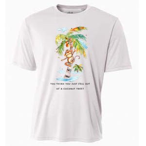 You Think You Just Fell Out Of A Coconut Tree? Kamala Harris Cooling Performance Crew T-Shirt