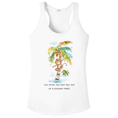 You Think You Just Fell Out Of A Coconut Tree? Kamala Harris Ladies PosiCharge Competitor Racerback Tank