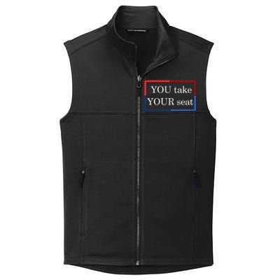 You Take Your Seat Anti Biden's Cue Cards Collective Smooth Fleece Vest