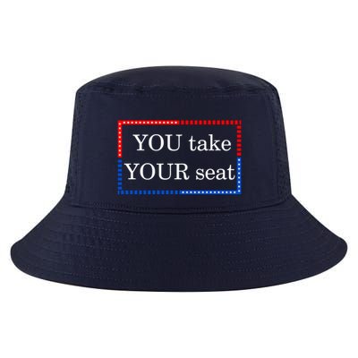 You Take Your Seat Anti Biden's Cue Cards Cool Comfort Performance Bucket Hat