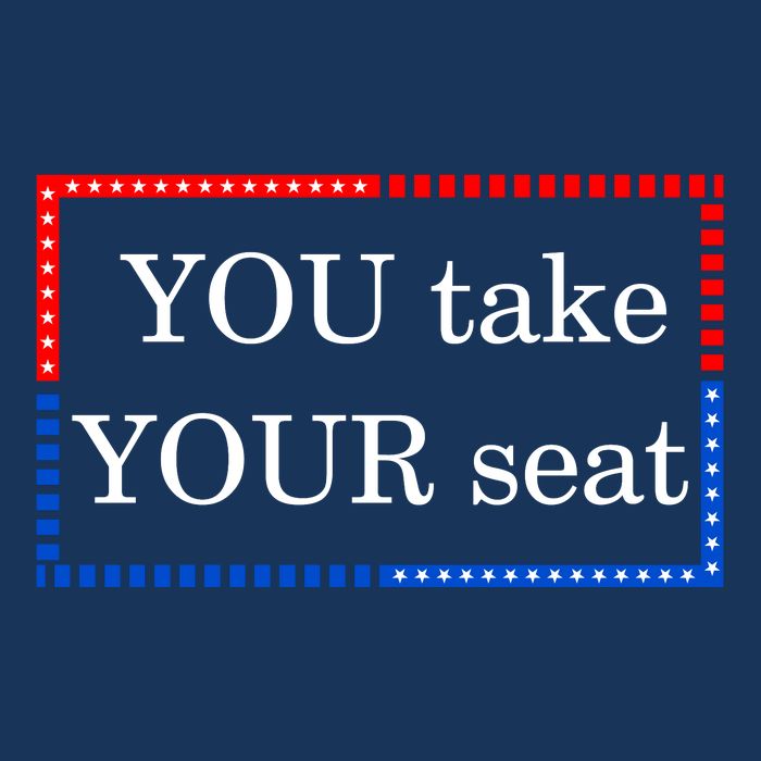 You Take Your Seat Anti Biden's Cue Cards Cooling Performance Crew T-Shirt