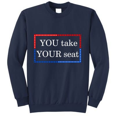 You Take Your Seat Anti Biden's Cue Cards Sweatshirt