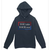 You Take Your Seat Anti Biden's Cue Cards Urban Pullover Hoodie