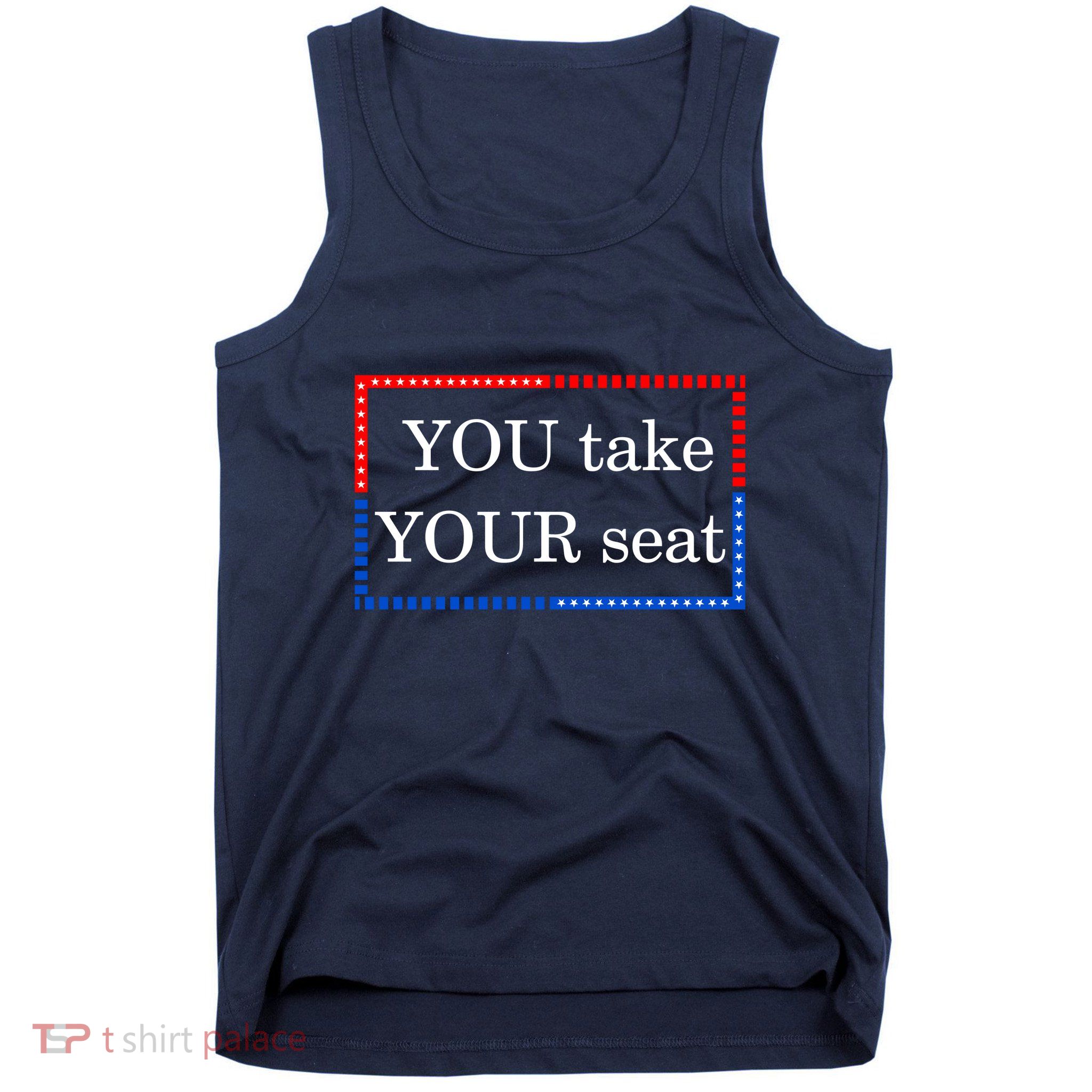 You Take Your Seat Anti Biden's Cue Cards Tank Top