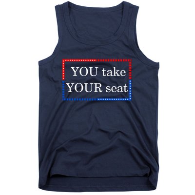 You Take Your Seat Anti Biden's Cue Cards Tank Top