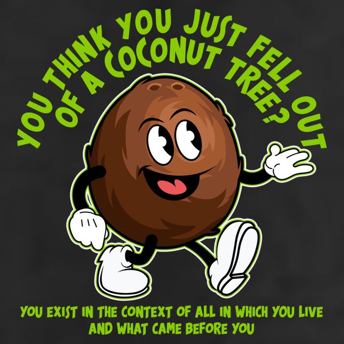 You Think You Just Fell Out Of A Coconut Tree Kalama Harris 2024 Meme Beanie