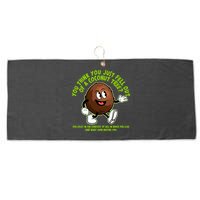 You Think You Just Fell Out Of A Coconut Tree Kalama Harris 2024 Meme Large Microfiber Waffle Golf Towel