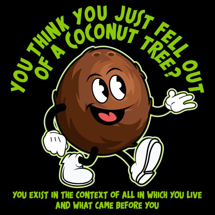 You Think You Just Fell Out Of A Coconut Tree Kalama Harris 2024 Meme Tank Top