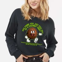 You Think You Just Fell Out Of A Coconut Tree Kalama Harris 2024 Meme Cropped Pullover Crew