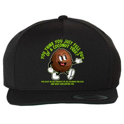 You Think You Just Fell Out Of A Coconut Tree Kalama Harris 2024 Meme Wool Snapback Cap