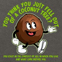 You Think You Just Fell Out Of A Coconut Tree Kalama Harris 2024 Meme Cotton Canvas Backpack